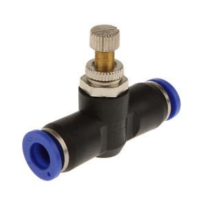 Alcoa Prime Alcoa Prime Pneumatic Brass Flow Control Valve Connector Push in Fitting Air Hose 8 mm - Image 2