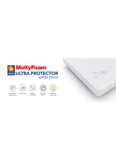 MoltyFoam Master MoltyFoam Ultra Water Proof Mattress Protector Noiseless Ultra Soft Breathable Machine Washable Easy To Clean  - Image 5