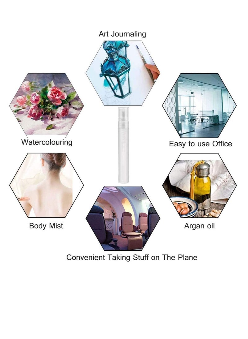 10Pcs 10ml&5ml Atomizer Bottle Mini Perfume Clear Bottles Portable Travel Refillable for Travel Party Portable Makeup Tool - Image 4