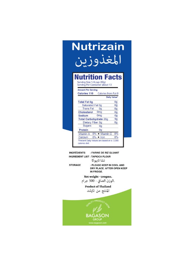 Nutrizain Tapioca Flour 500g  - Image 2