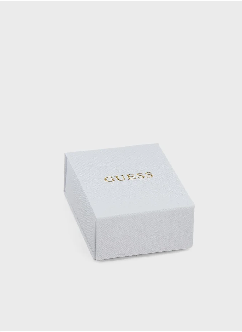 GUESS Pave Circle Flexi Bangle Bracelet