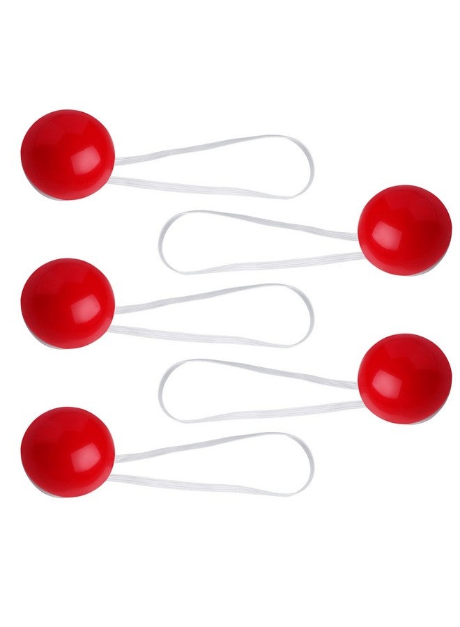 ستوبوك 5 قطع من أنف المهرج المضيء أنف المهرج الأحمر اللامع لعيد الميلاد وحفلات تنكرية وأزياء أنف دعائم - Image 5