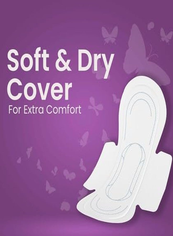 dharmik Jumbo Extra Comfort Sanitary Regular Pads for Women, XXXL, Pack of 40 Napkins, 320mm - Image 5