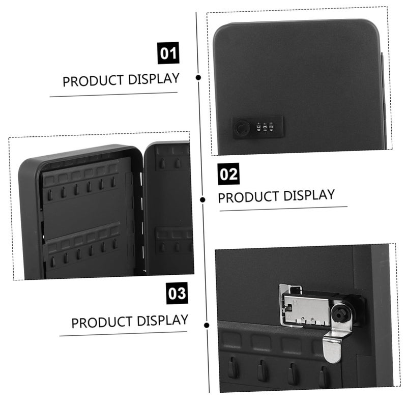 NUOBESTY 1 Set Slot Key Code Box Wall Mounted Password Key Organizer Key Management Cabinet For Secure Storage Real Agents Key Collections - Image 5