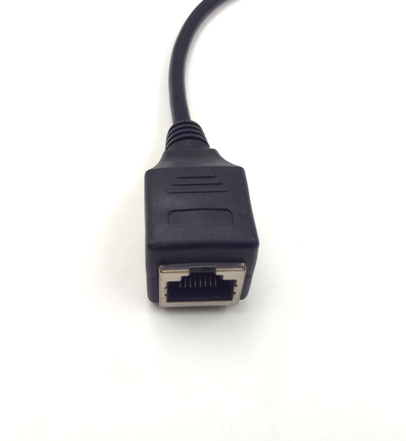 Haokiang RJ45 Extension Cable, 1PCS Cat6 Ethernet Male to Female Extension Network Connector Cable (1ft) - Image 4