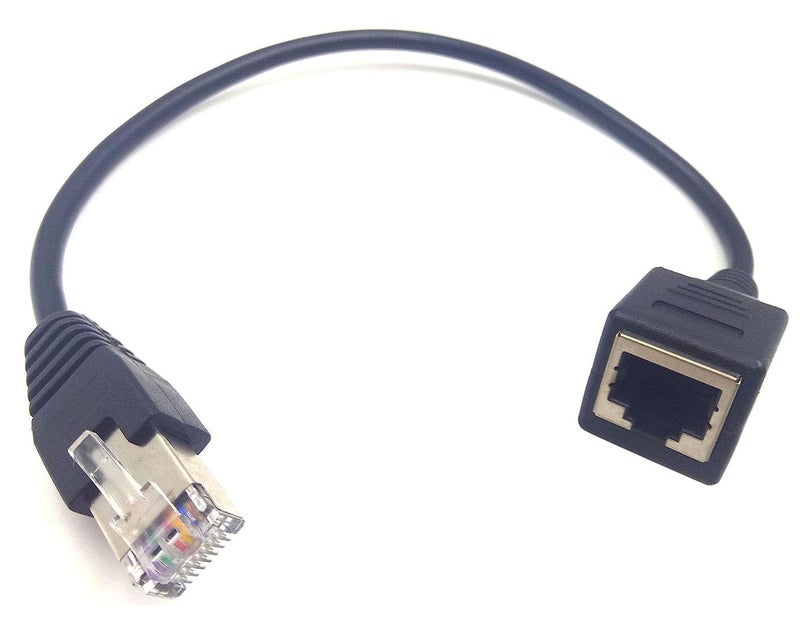 Haokiang RJ45 Extension Cable, 1PCS Cat6 Ethernet Male to Female Extension Network Connector Cable (1ft) - Image 5