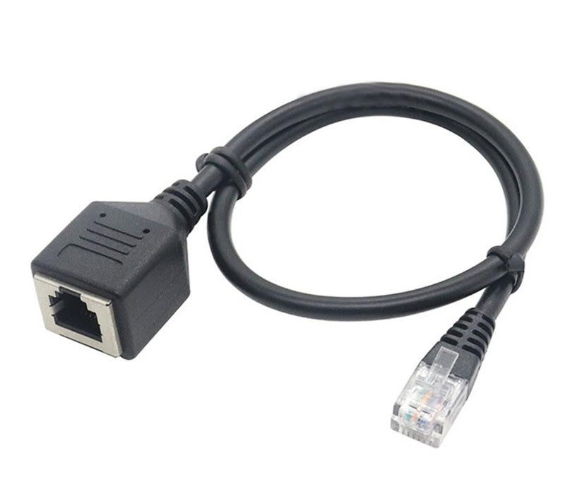 Haokiang RJ45 Extension Cable, 1PCS Cat6 Ethernet Male to Female Extension Network Connector Cable (1ft) - Image 2
