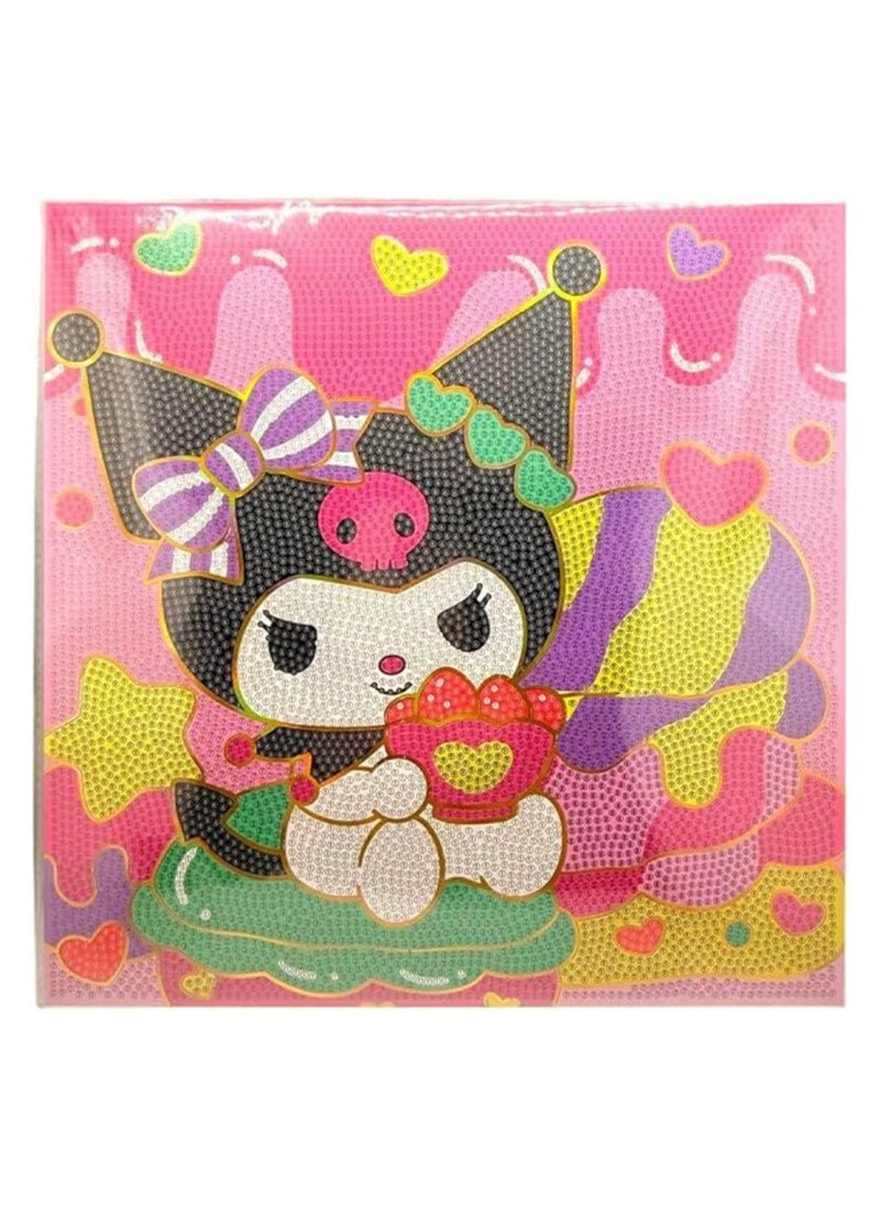 Generic - Square sequin frame made from a handmade art kit to create a sparkling masterpiece within a frame. - Image 1