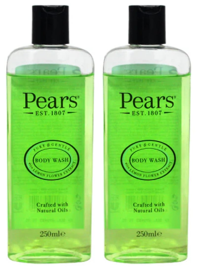 Pears 2 Pcs Pears Body Wash Lemon Blossom Extract - 250ml  - Image 1