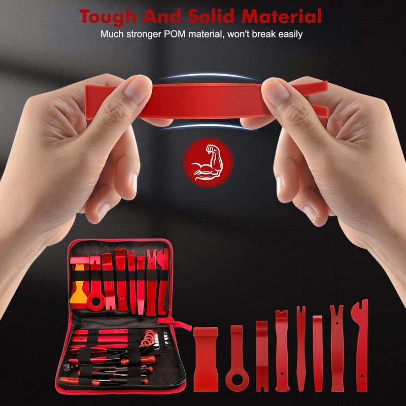 KAOLALI 330-Piece Car Disassembly Tool Set - Trim Wedges, Pry Tools, and Clip Removal Tools - Image 2