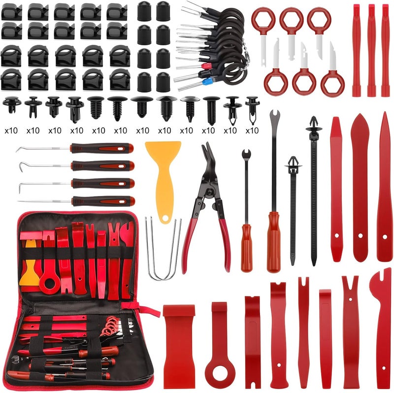 KAOLALI 330-Piece Car Disassembly Tool Set - Trim Wedges, Pry Tools, and Clip Removal Tools - Image 1