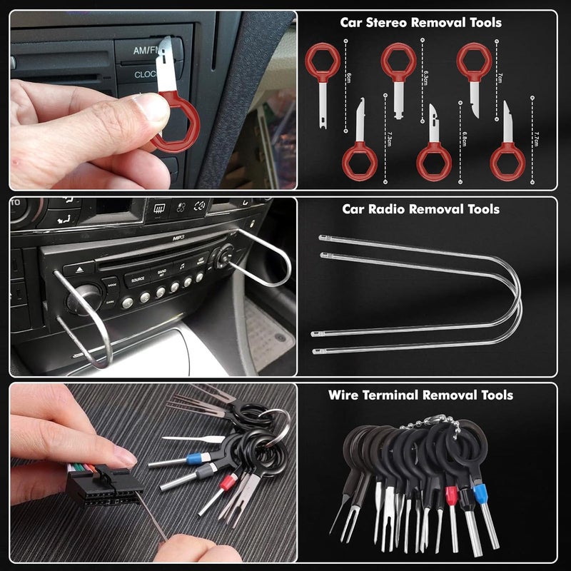KAOLALI 330-Piece Car Disassembly Tool Set - Trim Wedges, Pry Tools, and Clip Removal Tools - Image 5