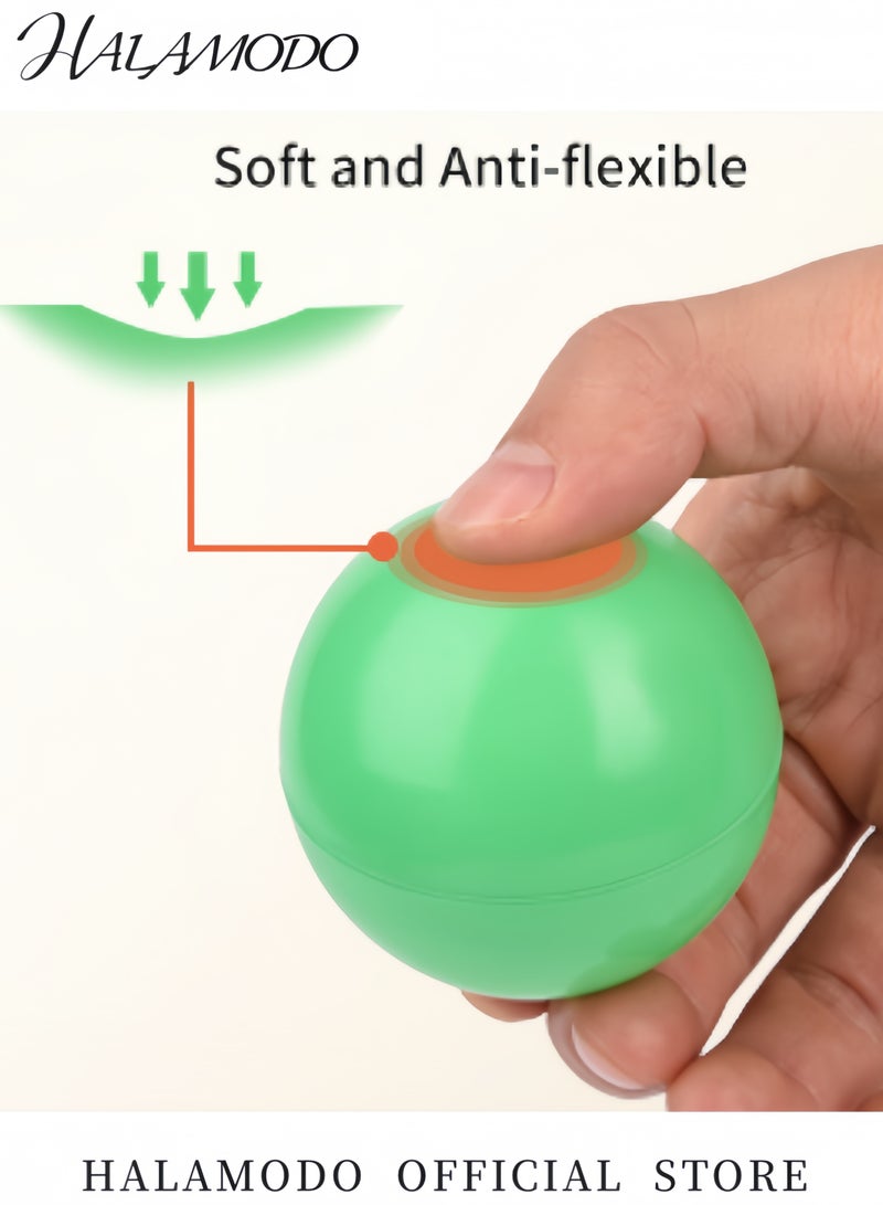 HALAMODO 100PCS Ball Pit Balls Phthalate Free BPA Free Crush Proof Plastic Coloured Balls with 7 Bright Colors Reusable Play Toys for Kids - Image 4