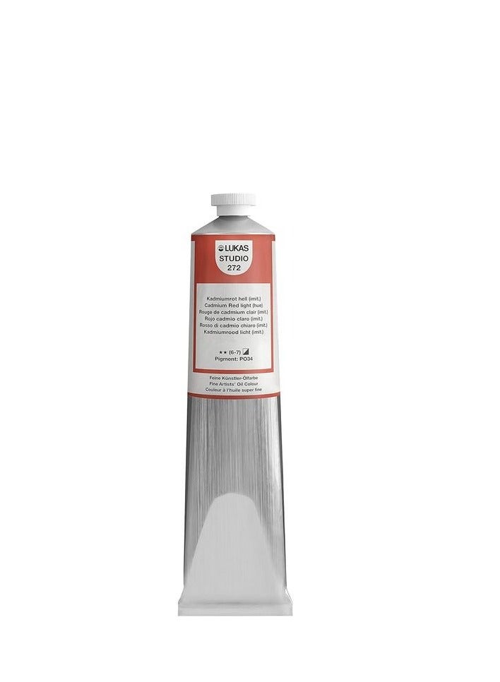 LUKAS STUDIO OIL 200ML  KADMIUM RED LIGHT (HUE)