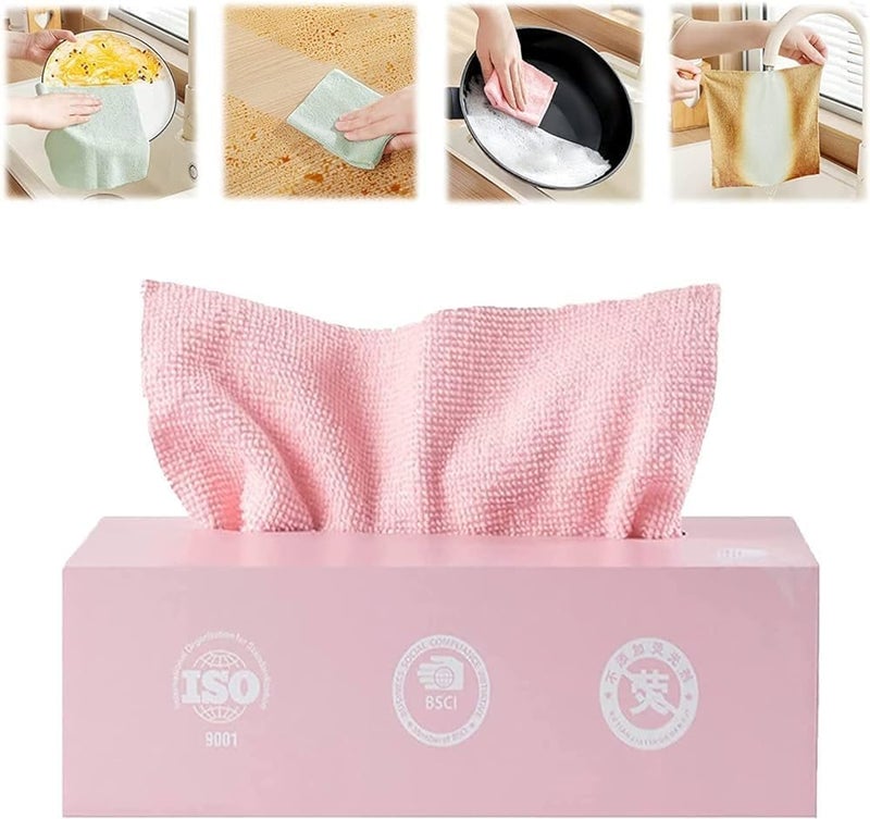 MURTISIDDH Cleaning Cloths 20 Pcs Microfibre Cloth for Kitchen Kitchen Cleaning Cloth Towels Reusable Multifunctional Non Scratch Dish Cloth Reusable Cloth for Kitchen Cleaning