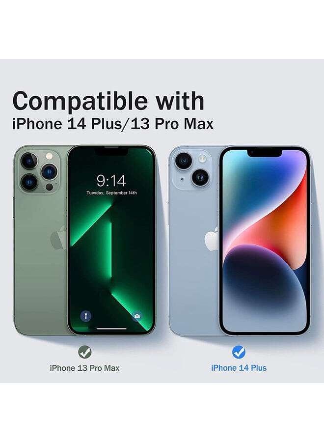 عبوتان من واقي شاشة الخصوصية Blitzby لهاتف iPhone 14 Plus / 13 Pro Max (6.7 بوصة) أسود - Image 2