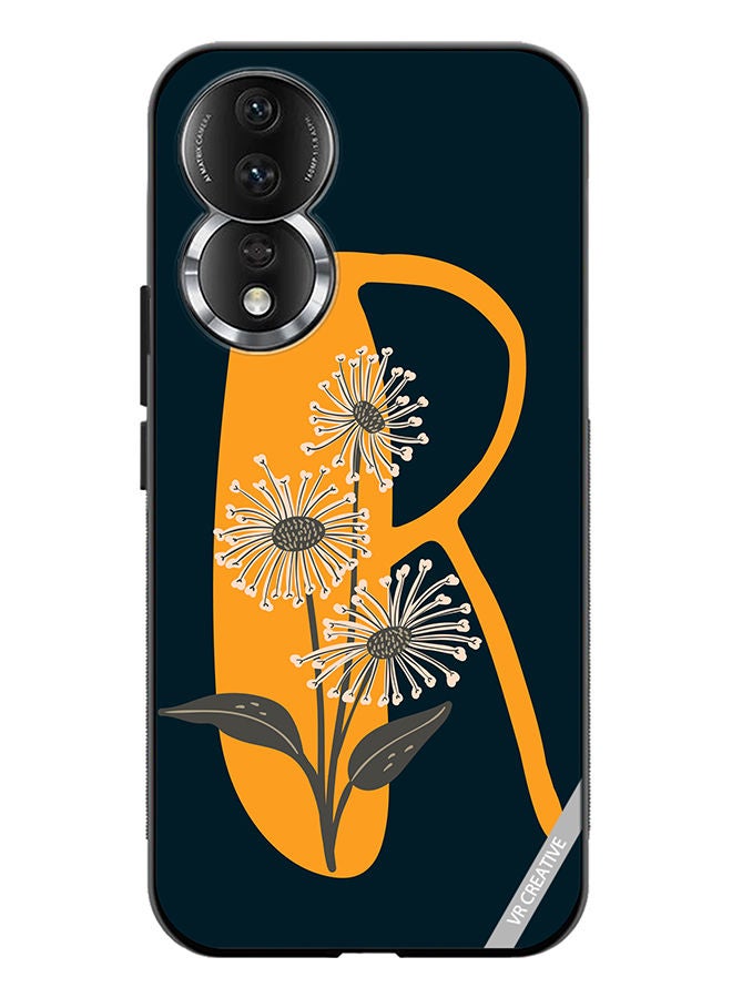 VR CREATIVE Protective Case Cover For Honor 80 Alphabet R Design Multicolour - Image 1