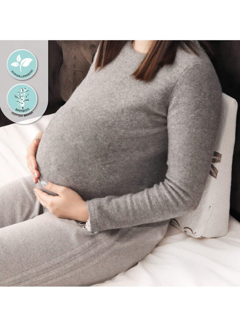 Moon Pregnancy Wedge Maternity With Removable Bamboo Cover - Image 4