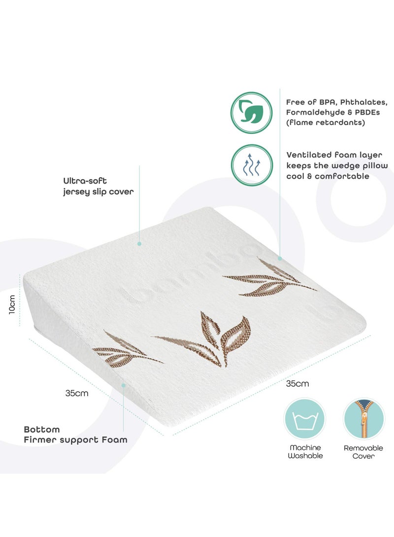 Moon Pregnancy Wedge Maternity With Removable Bamboo Cover - Image 2