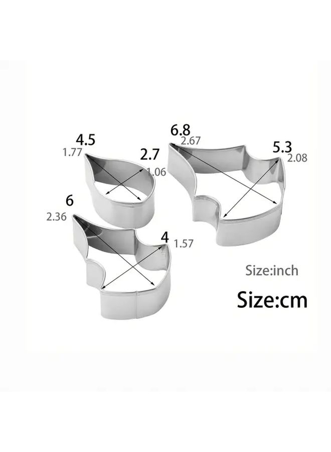 Stainless Steel Round Poinsettia Petal Mold For Baking Gummy Cakes Fondant Chocolate - Image 3