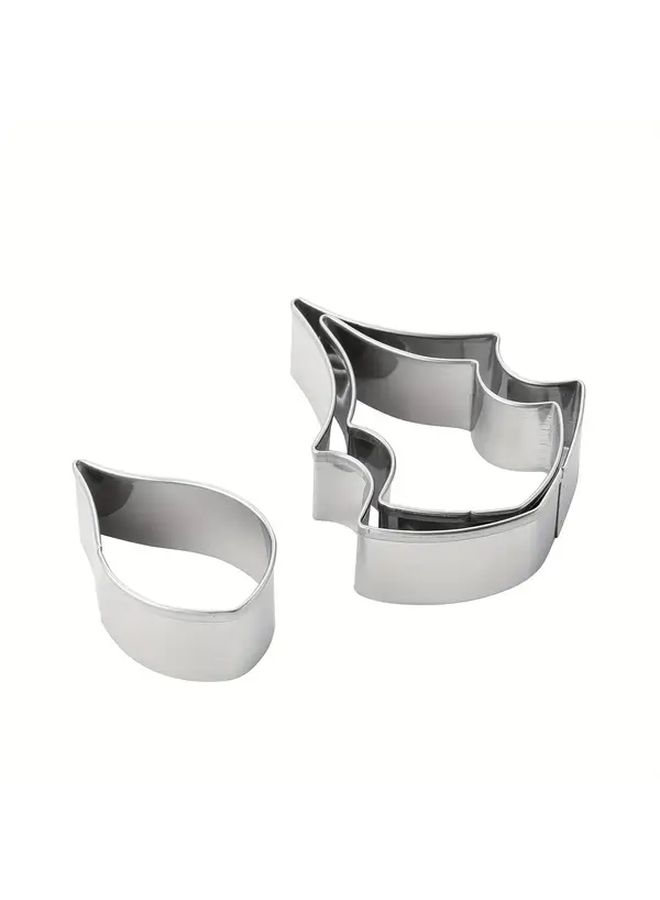 Stainless Steel Round Poinsettia Petal Mold For Baking Gummy Cakes Fondant Chocolate - Image 4