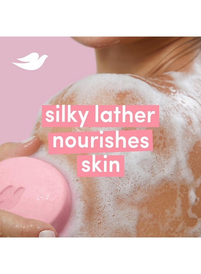 Dove صابون الجمال الوردي لبشرة متساوية اللون ومغذية مع منظفات نباتية وصيغة متوازنة الحموضة في عبوة من 3، 125 جرام لكل منها. - Image 4