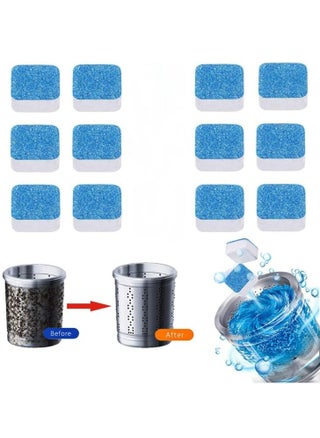 Washing Machine Cleaning Tablets – 12 Effervescent Capsules for Automatic and Manual Washers – Suitable for Front-Load and Top-Load Machines – Deep Cleaner for Removing Deposits and Accumulated Dirt – Washer Drum Sanitizer with Germ and Bacteria Elimination – Effective Tub Cleaner with Deodorizing Features - pzsku/Z727D05A3CA05869B079AZ/45/_/1732185725/9e6fb789-068c-4c84-8154-90f5ee57f7c3