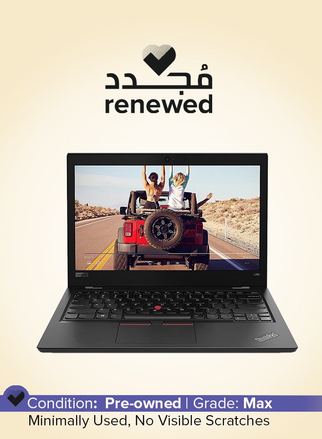 Lenovo Renewed - Thinkpad L380 Business Laptop With 13.3-Inch HD Display,Intel core i3 8th Generation/8GB DDR4 RAM/256GB SSD/Windows 10 Pro English Black - Image 1