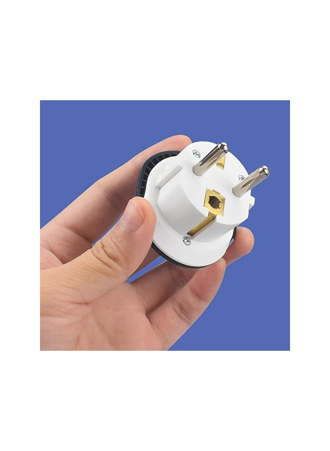 promass [4-Piece]Plug Converter, UAE, USA, EU, UK, AU, CN to KSA/EU/Germany Socket, Travel Adapter, Universal Socket Travel Adaptor for Business Trip Holiday Hotel Airport for Cell Phone, Laptop - Image 3