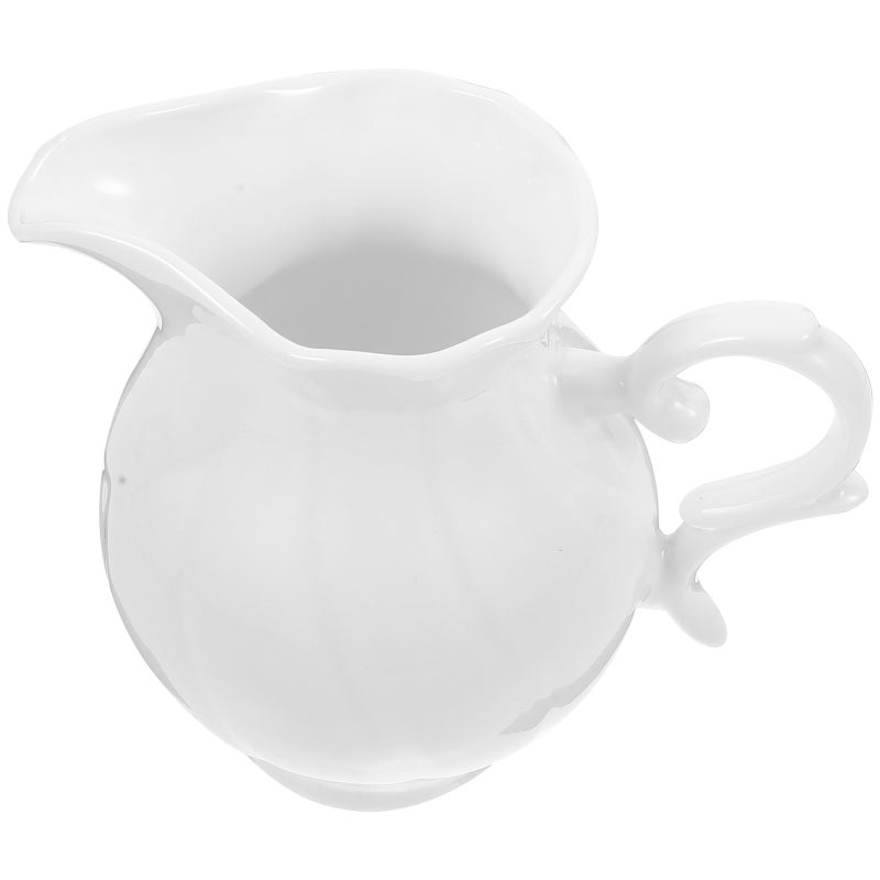 Vintage Ceramic Creamer with Handle Coffee Creamer Pitcher Jug Ceramic Kettle - Image 1