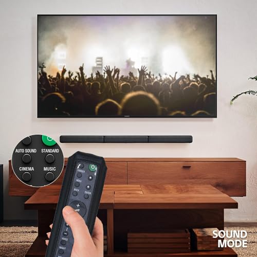 Zaoma Protective Case PU Leather Cover Holder Compatible for Remote No.RMT-AH200U Remote Control Compatible for Sony Home Theatre System and Sound Bar (Black) - Image 5