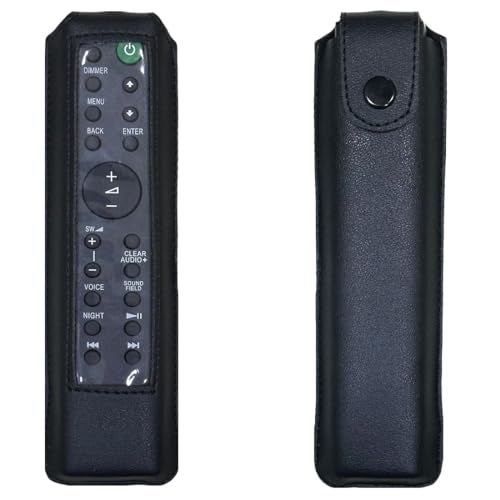 Zaoma Protective Case PU Leather Cover Holder Compatible for Remote No.RMT-AH200U Remote Control Compatible for Sony Home Theatre System and Sound Bar (Black) - Image 1