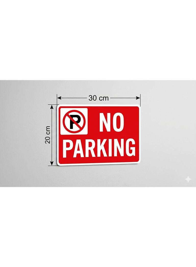 RYN No Parking Premium Vinyl Sticker 30x20 cm - Image 2