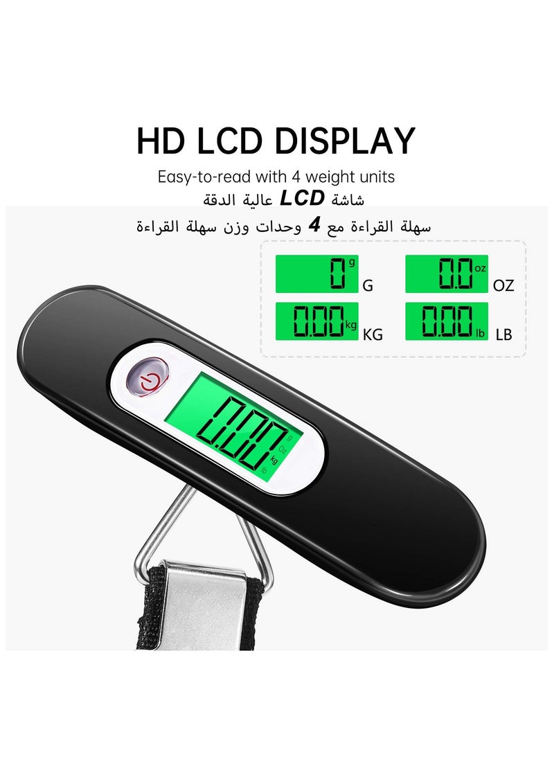 Portable Luggage Scale Digital Hanging Scale for Travel, Suitcase Weight Scale with Hooks and Straps 110 Lb/ 50Kg Capacity, Battery Included - pzsku/Z727D411C58936236CB3CZ/45/_/1731676693/7d0e0d9b-1615-4b35-b286-ddff70ae44a6