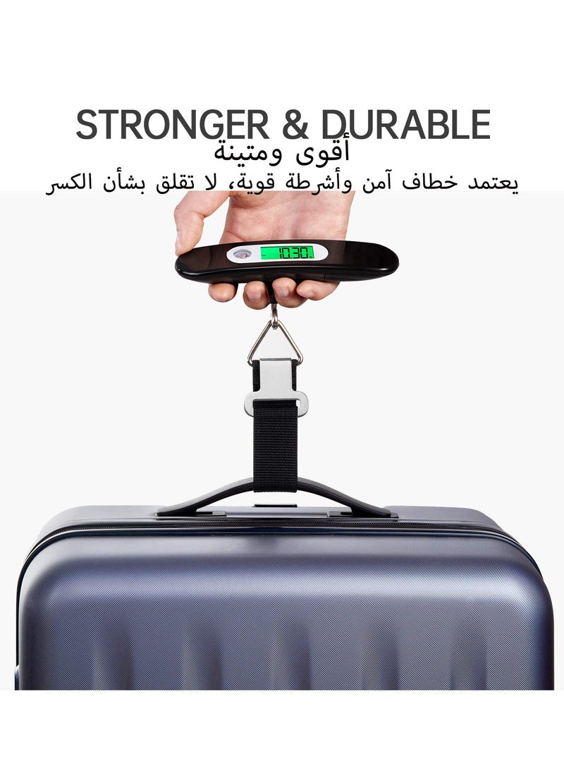 Portable Luggage Scale Digital Hanging Scale for Travel, Suitcase Weight Scale with Hooks and Straps 110 Lb/ 50Kg Capacity, Battery Included - pzsku/Z727D411C58936236CB3CZ/45/_/1731676707/58127956-ca60-4eb6-80b7-0bb759ca0931