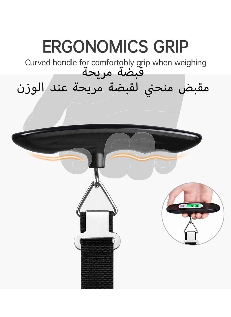 Portable Luggage Scale Digital Hanging Scale for Travel, Suitcase Weight Scale with Hooks and Straps 110 Lb/ 50Kg Capacity, Battery Included - pzsku/Z727D411C58936236CB3CZ/45/_/1731676715/ccd7bb4b-c341-49db-985f-51d78216126e