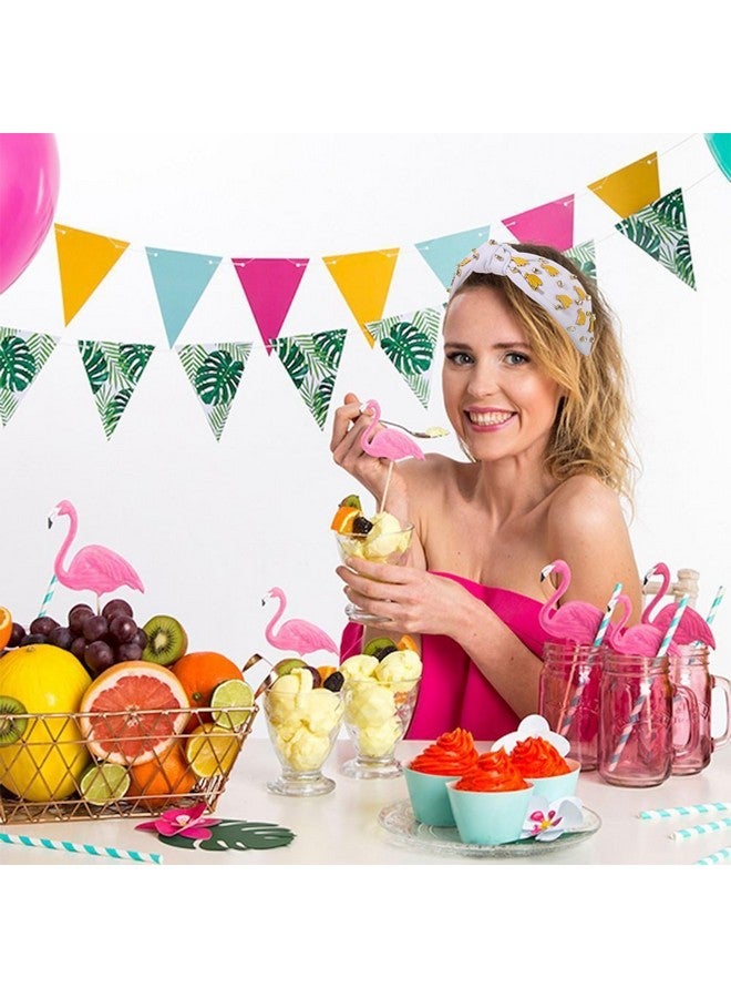 CEALXHENY Summer Fruit Headbands For Women Tropical Strawberry Pineapple Banana Watermelon Headbands Jeweled Rhinestone Knotted Headbands Summer Beach Hair Accessories Outfits Vacation Gifts (Fruit Cwhite) - Image 3