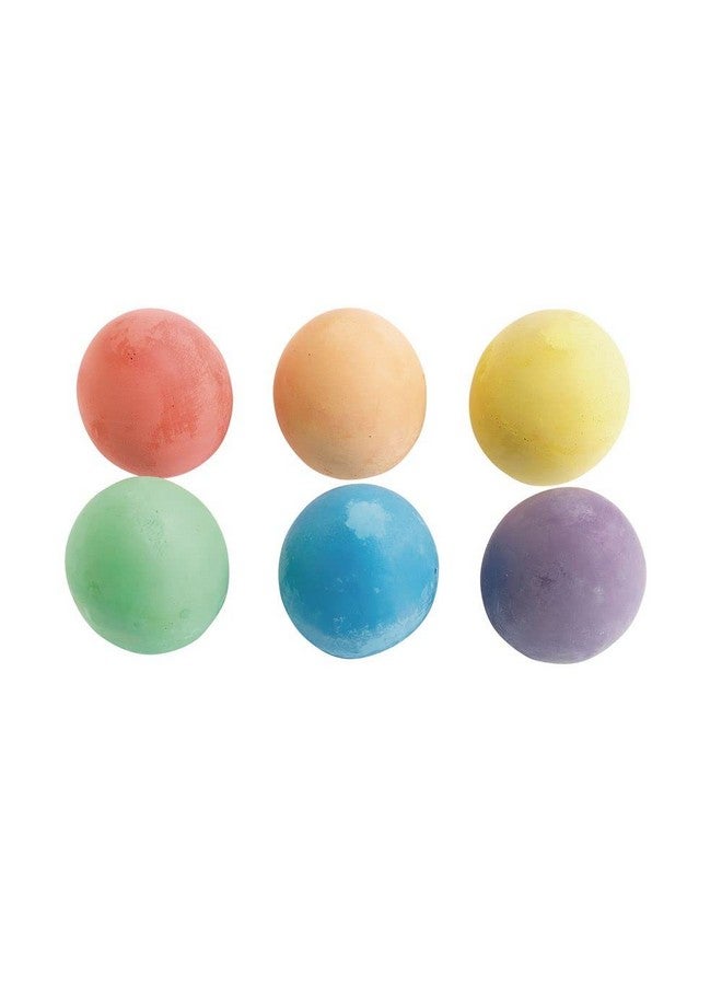 Colorations Chunky Chalk Eggs, Set of 18, for Kids and Toddlers, Easy Grip, Non-Toxic, Assorted Colors, 2 1/8 X 1 1/2 inches, Outdoor Play, Create, Drawing, Assorted Set (CHALKEGG) - Image 5