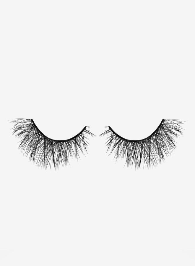 Lilly Lashes BRATZ Collab Yasmin Lash, Self-Adhesive Full Volume Medium Length Rounded Flare, 13mm Boho Criss-Cross Faux Mink, Reusable Press On Lashes, No Glue Needed, 25th Anniversary Limited - Image 4