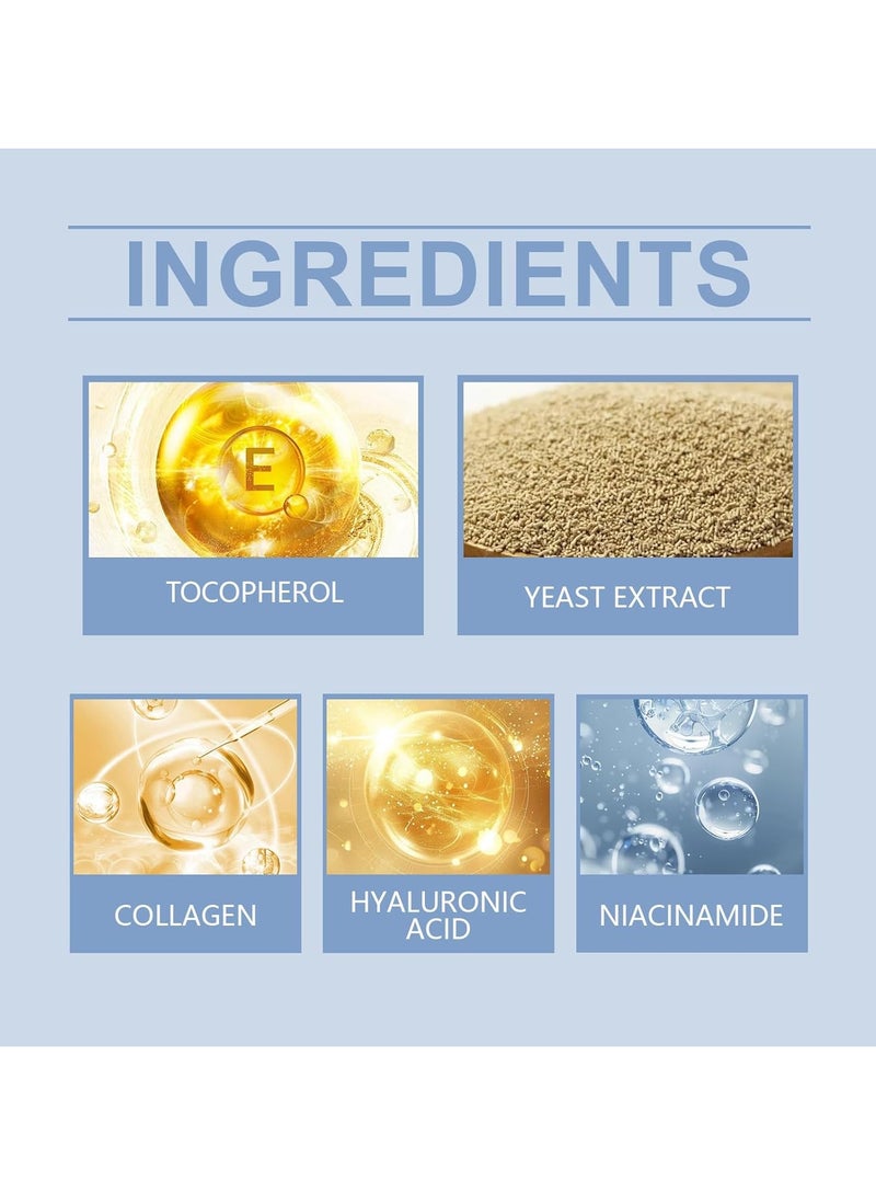 EELHOE Bio-Collagen Eye Patches – 30 Pairs丨Under Eye Patches for Dark Circles, Puffiness, Fine Lines丨With Vegan Collagen, Hyaluronic Acid, Niacinamide, Vitamin E丨Hydrating, Anti-Aging丨Korean Skincare - Image 4