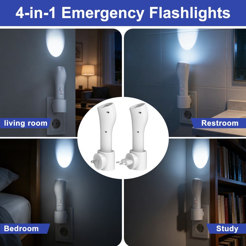 Rechargeable Motion Sensor Night Light with Flashlight - Image 3