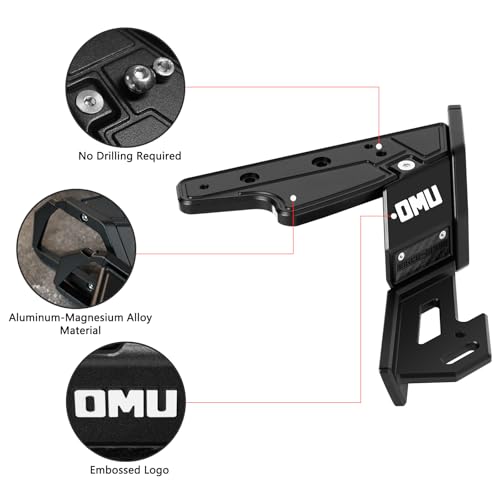 OMU Genesis Series A-Pillar Light Mounting System Compatible with 2021 2022 2023 2024 Ford Bronco, Auxiliary Light mounting Bracket - Image 2