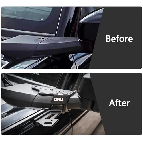 OMU Genesis Series A-Pillar Light Mounting System Compatible with 2021 2022 2023 2024 Ford Bronco, Auxiliary Light mounting Bracket - Image 4