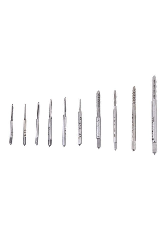 silvercnc - Machine Hand Tap, 10pcs Mini M1 to M3.5 Machine Hand Tap Thread Wire Tapping Threading Taps for Repair Watch and Faucet - Image 1