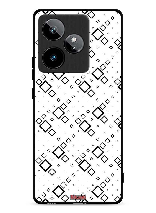 Tolwak Realme GT 7 5G Protective Case Cover Square Abstract Digital Art