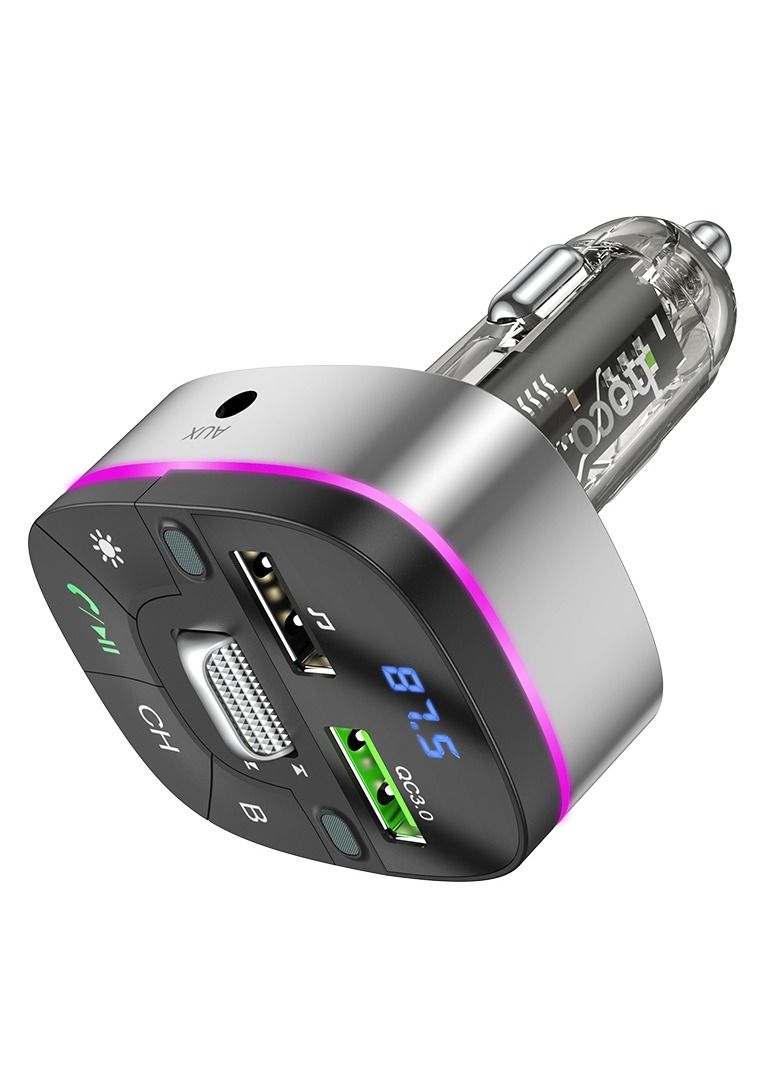 Hoco E71 Car QC3.0 Fast Charge Bluetooth 5.0 MP3 Player FM Transmitter - Image 4