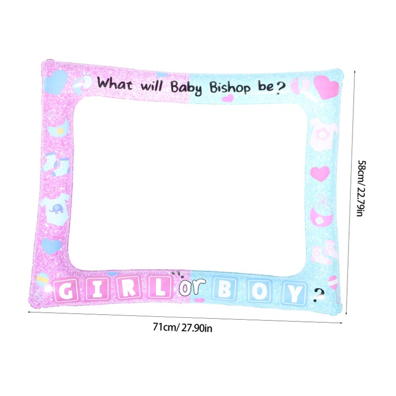 Inflatable Photo Booth Frame Backdrop Props For Gender Reveal And Baby Shower Parties - Image 3