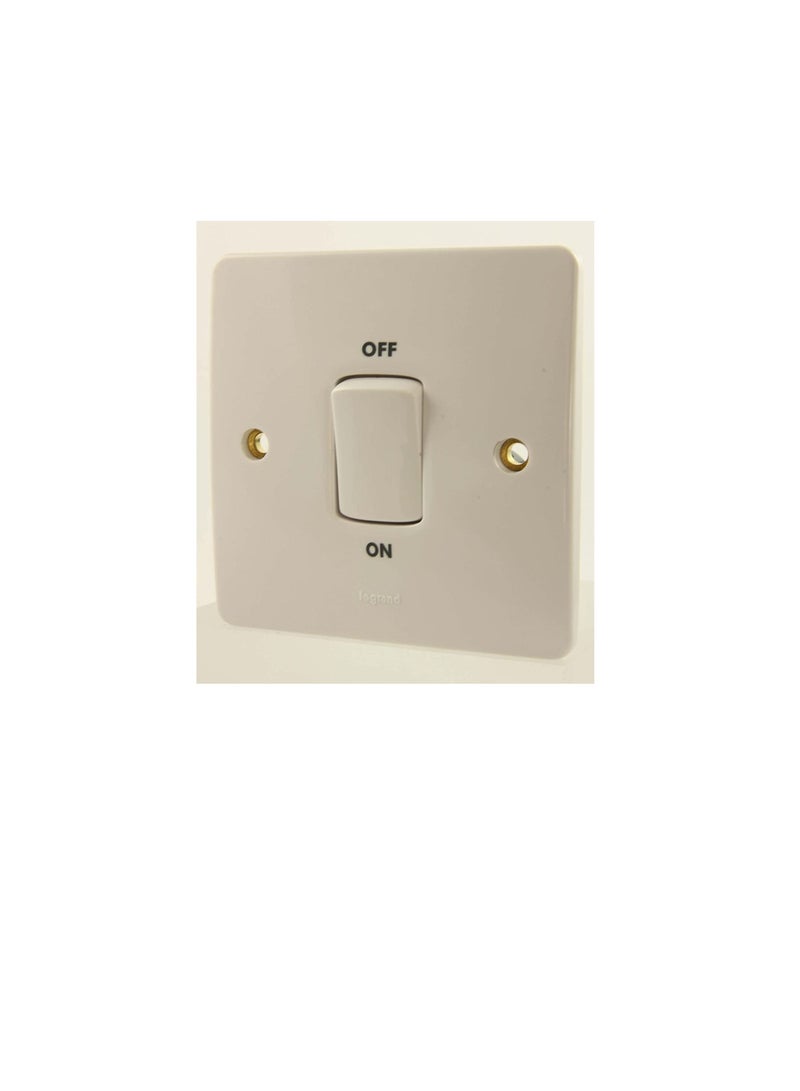 ليجراند سينرجي وايت - مفتاح لوحي ذو عمود مزدوج مع مؤشر طاقة 45A 250V - 730023 - Image 2