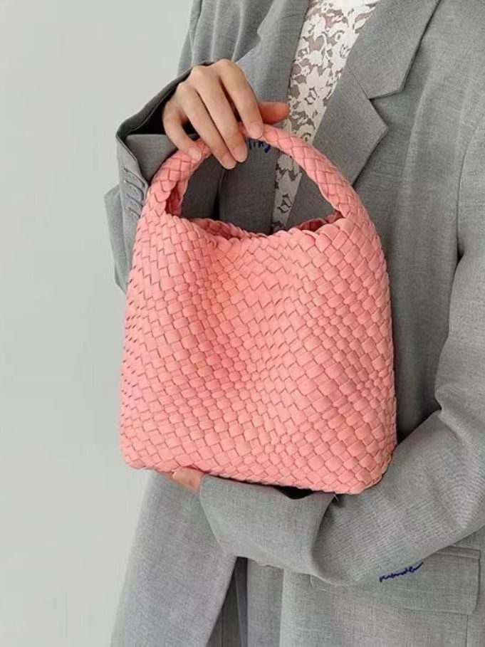 2023 New High-Grade Nylon Woven Underarm Bag Portable Vegetable Basket Tote Bag Chain Messenger Bag Women'S Bag - Image 5