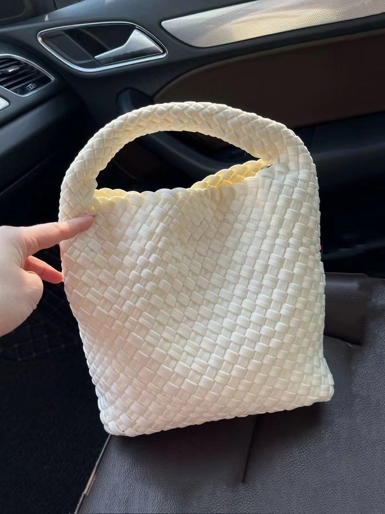 2023 New High-Grade Nylon Woven Underarm Bag Portable Vegetable Basket Tote Bag Chain Messenger Bag Women'S Bag - Image 3